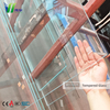 High Transmittance Ultra Clear Low Iron Tempered Glass Panel