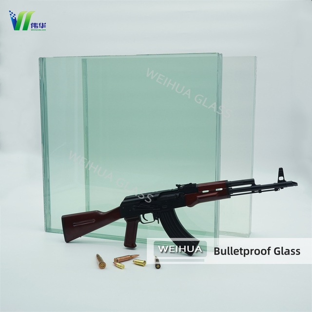 Custom Thickness Bullet Resistant Glass for Bank Counters