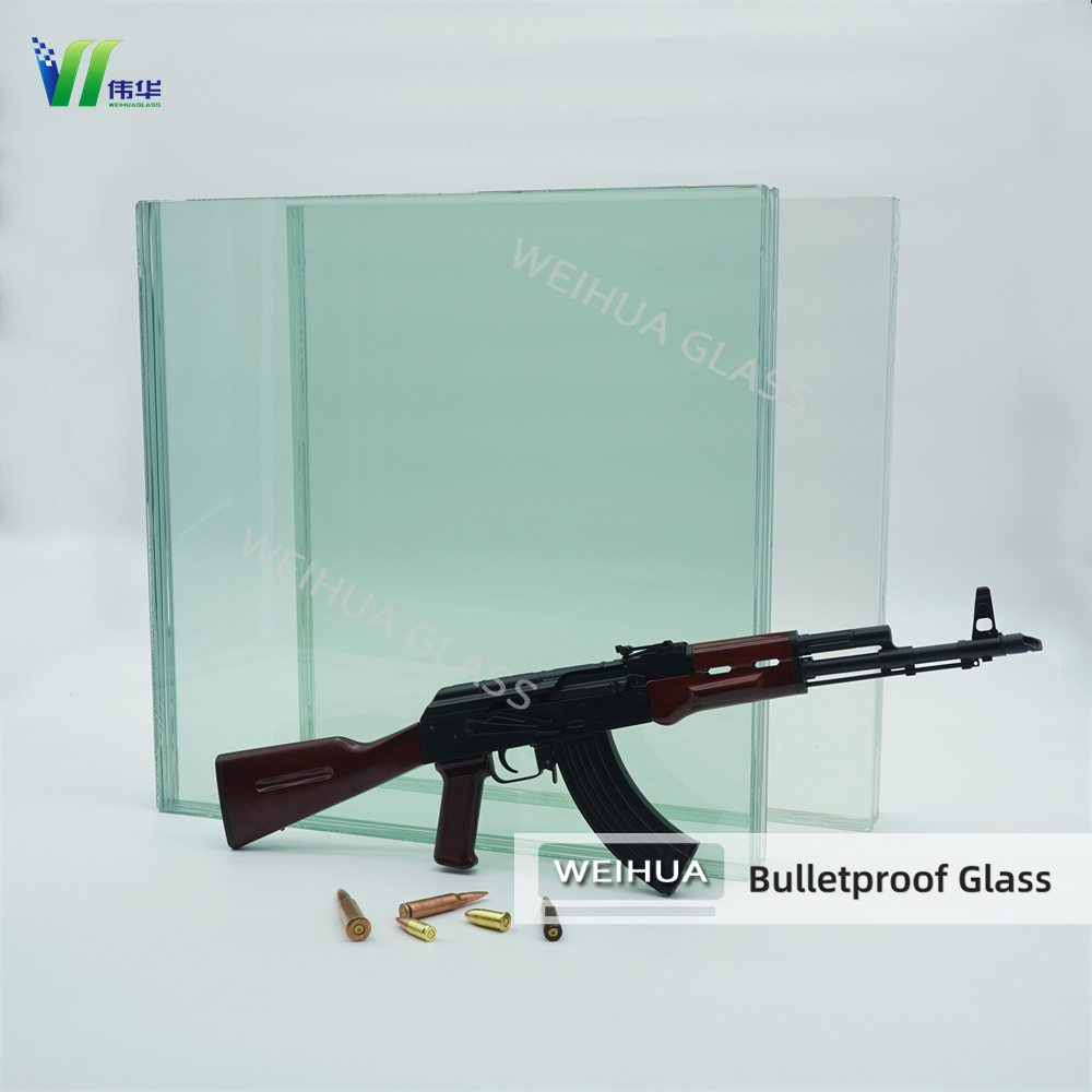 Custom Multi-Layer Laminated Bullet Resistant Glass (UL 752 / EN 1063 Standard)