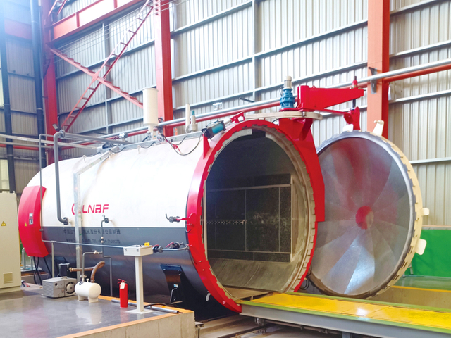 Glass autoclave equipment used for laminated glass production