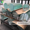 Custom Round Tempered Glass Table Tops with Polished Edges