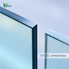 Clear Tempered Laminated Safety Glass Corner Detail (Zero Misalignment)