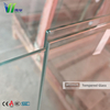 Low Iron Tempered Glass showing Crystal Clear Polished Edge