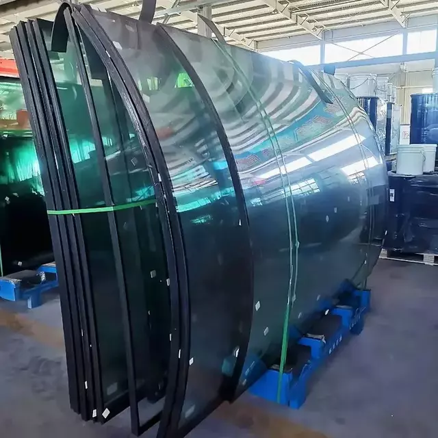 Custom Curved Tempered Insulated Glass | Energy-Efficient Bent Double Glazing Units (IGUs)