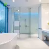 laminated safety glass for shower doors