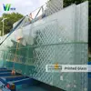 custom printed glass for commercial facades