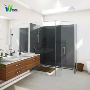 custom laminated shower glass panels