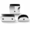 Premium Heavy-Duty Stainless Steel Glass Clamps for Post Railing Systems