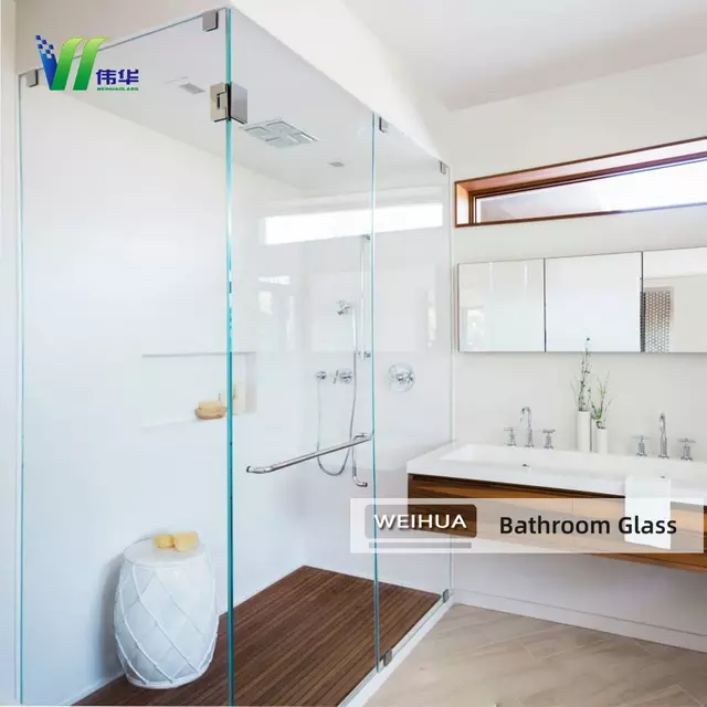 custom shower glass panels